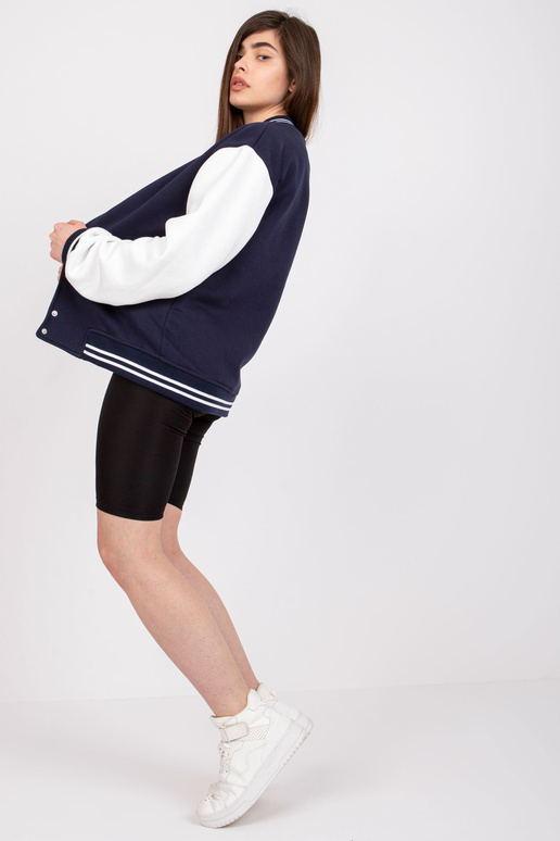 Tumši zils džemperis bumbvedējs Menorca