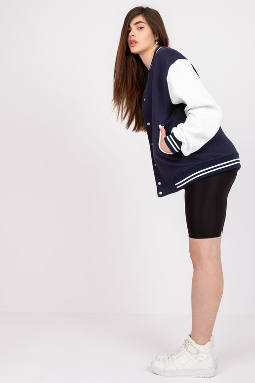 Tumši zils džemperis bumbvedējs Menorca