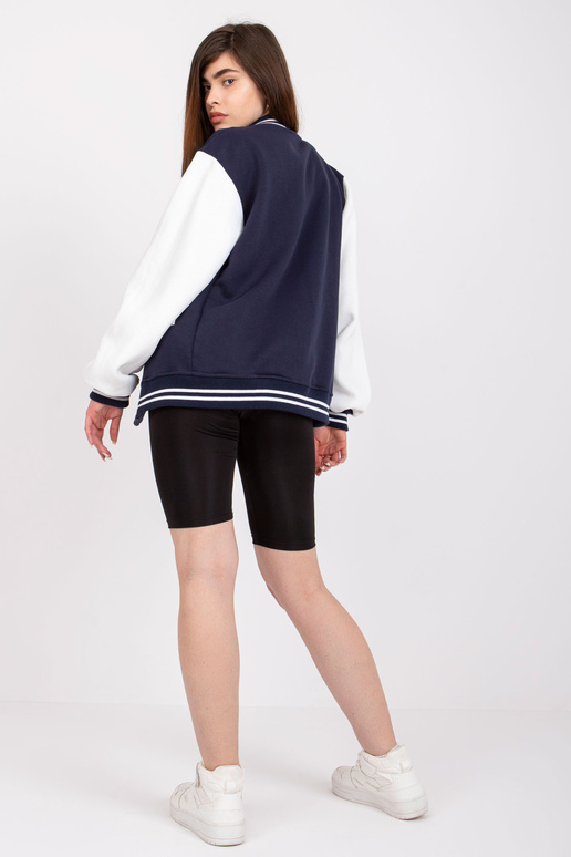 Tumši zils džemperis bumbvedējs Menorca