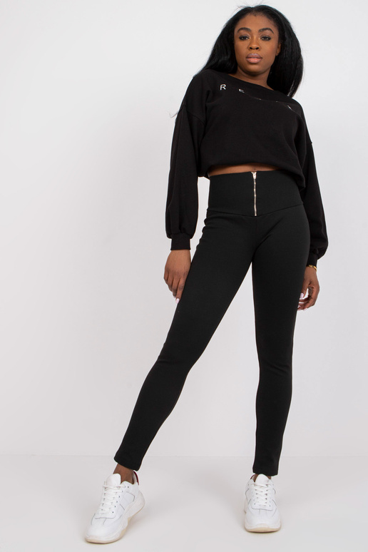 RUE PARIS Melni ikdienas legingi ar...