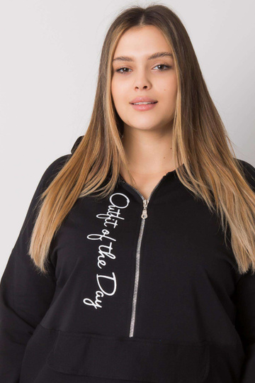 Melna Plain Liela izmēra...