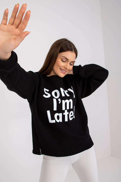 Francisco melns sieviešu džemperis...