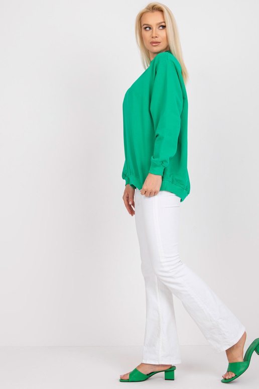 Zaļš džemperis Basic Twist