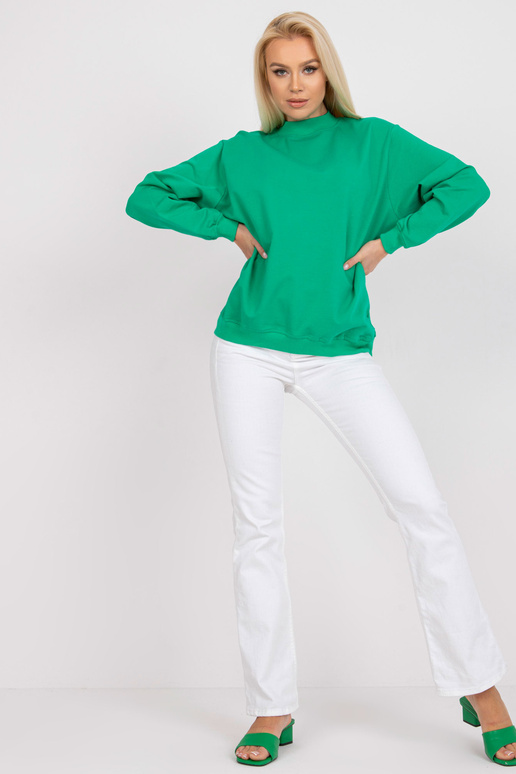 Zaļš džemperis Basic Twist