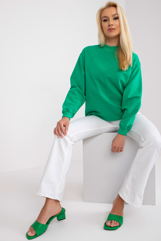 Zaļš džemperis Basic Twist