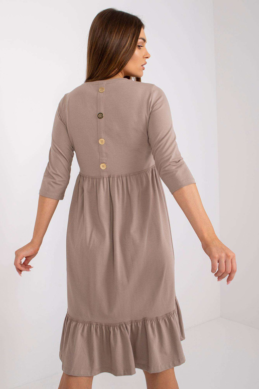 Kleita-RV-SK-7554.74P-tumši bēša Kleita-RV-SK-7554.74P-tumši bēša