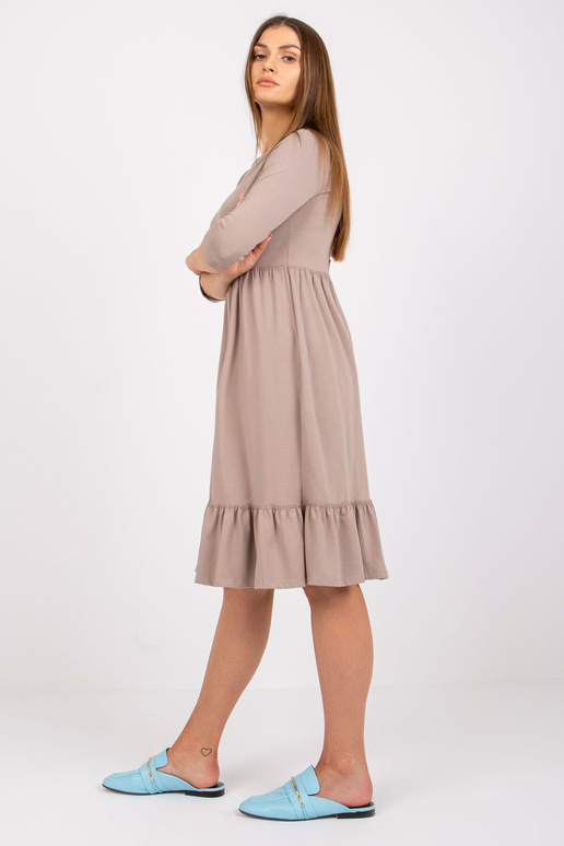 Kleita-RV-SK-7554.74P-tumši bēša Kleita-RV-SK-7554.74P-tumši bēša