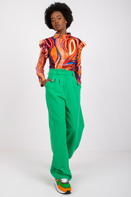 Oranža velūra blūze ar volāniem Lina Oranža velūra blūze ar volāniem Lina