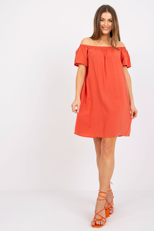 Oranža brīva spāņu kleita Atceries...