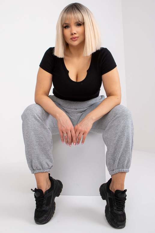 Pelēkas melanžas sporta bikses liela...