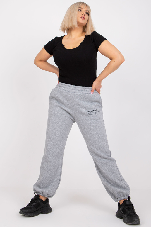 Pelēkas melanžas sporta bikses liela...