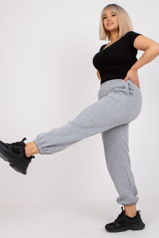 Pelēkas melanžas sporta bikses liela...