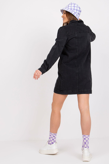 Grafīta džinsa jaka ar...