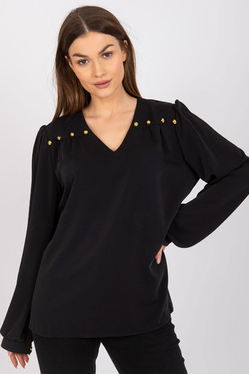 Melna brīva V veida kakla... 2