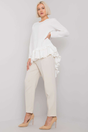Balta blūze ar volānu Tracy... 2