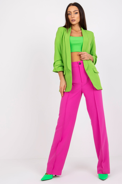 Gaiši zaļš sieviešu žakete bez...