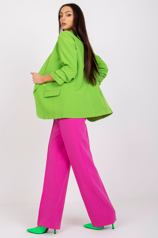 Gaiši zaļš sieviešu žakete bez...