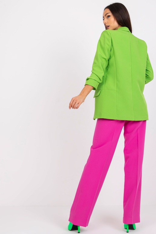 Gaiši zaļš sieviešu žakete bez...