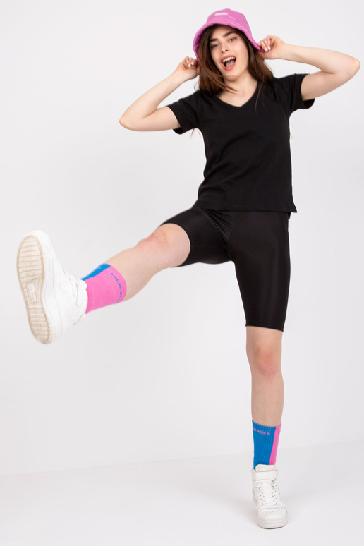 Melns T-krekls sievietēm kokvilnas...