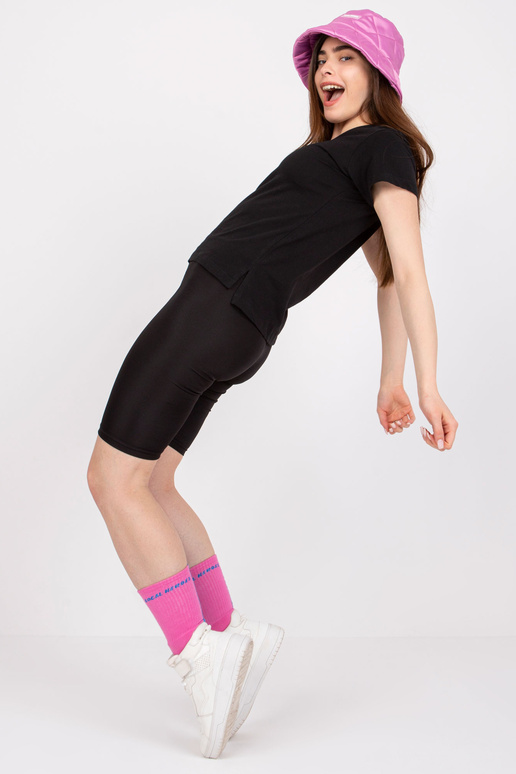 Melns T-krekls sievietēm kokvilnas...