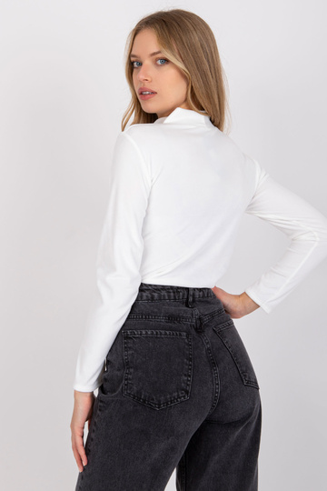 Balta velūra blūze ar... 2