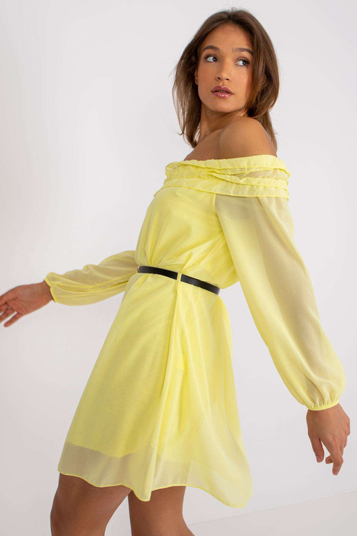 Dzeltena spāņu kleita Ameline