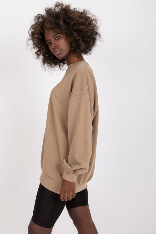 Tumši bēšs sieviešu džemperis bez...