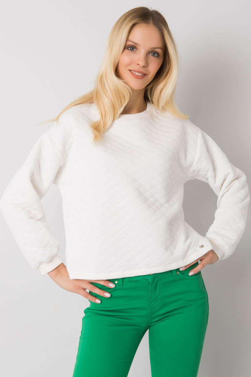 Ecru stepēts džemperis bez kapuces... Ecru stepēts džemperis bez kapuces...