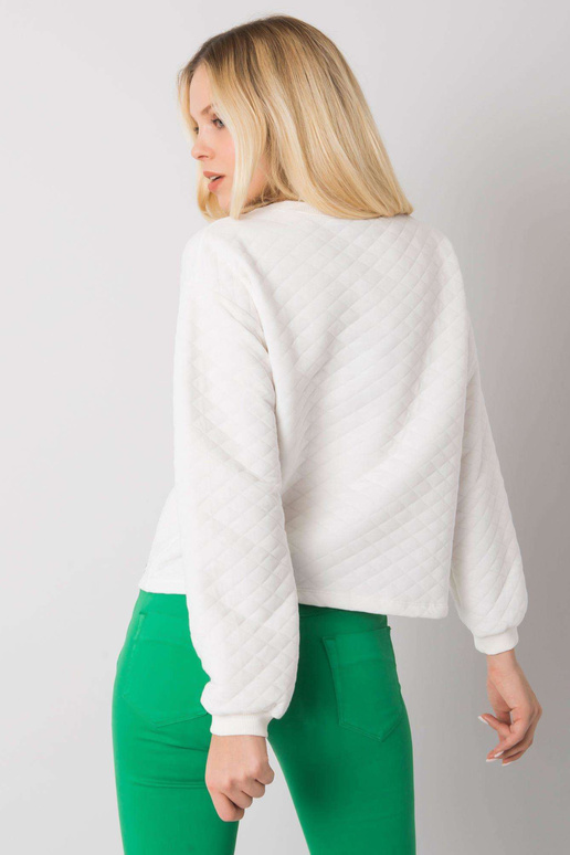 Ecru stepēts džemperis bez kapuces... Ecru stepēts džemperis bez kapuces...