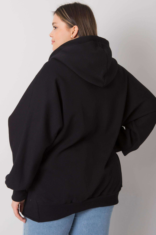 Ella Black Plus Size kapuci Ella Black Plus Size kapuci