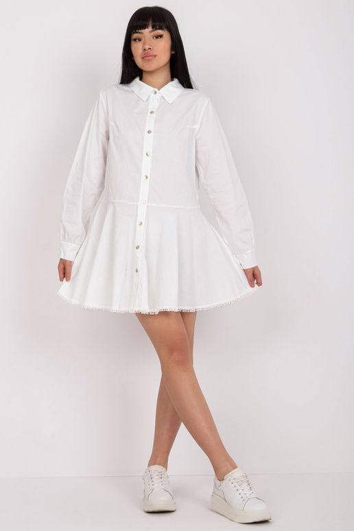 Balta kreklkleita ar garām piedurknēm