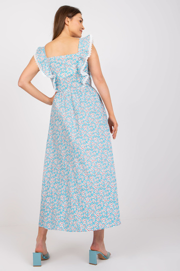 Gaiši zila kokvilnas Maxi... 2