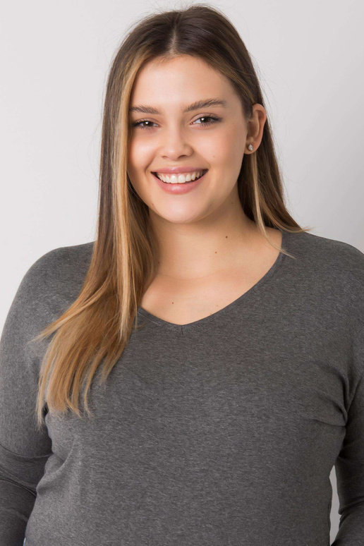 Tumši pelēka melanža vienkārša liela...