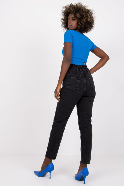 Melnas džinsa bikšu papīra maisiņš...