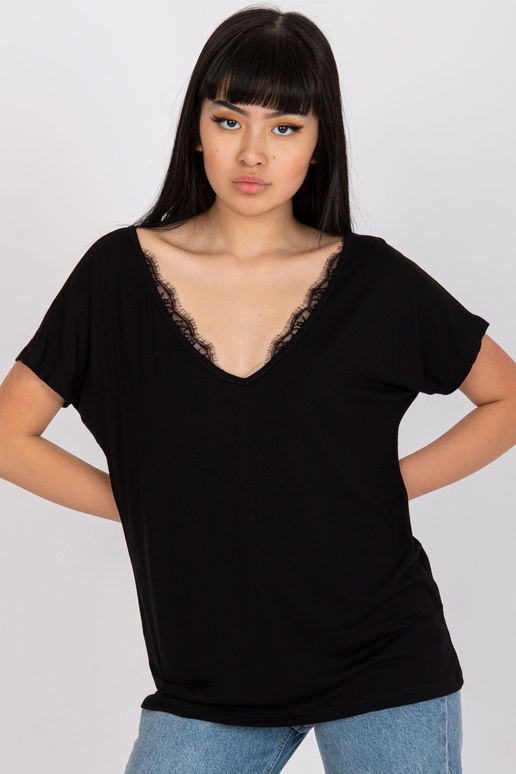 Melns Aileen Viscose vienkrāsains...