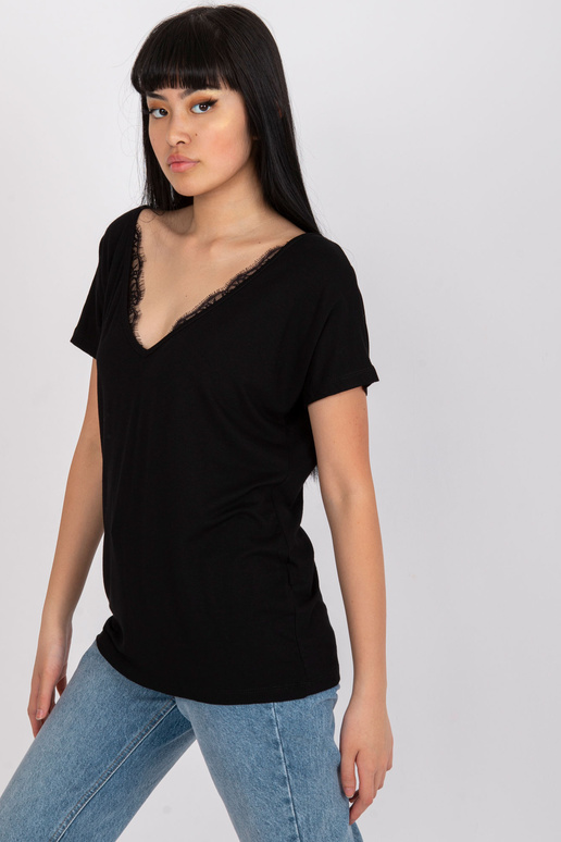 Melns Aileen Viscose vienkrāsains...