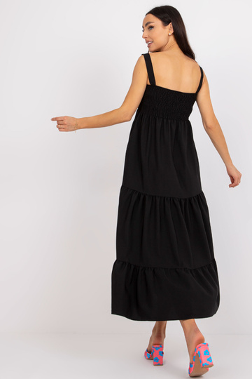 Melna volānu kleita RUE PARIS