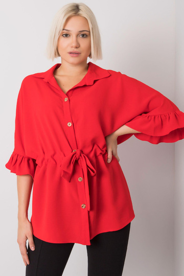 Sarkana blūze ar iesiešanu... 2