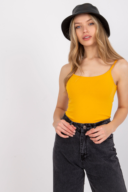 Spilgti oranža top pamata Indiana