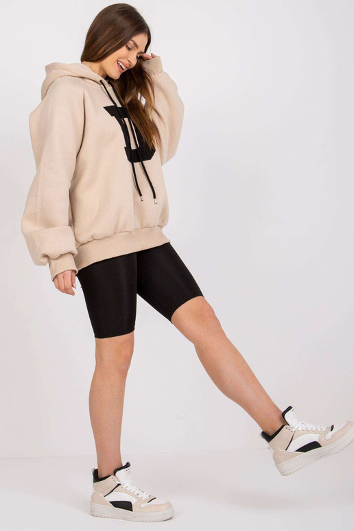 Bēšs kokvilnas sporta krekls Valeria