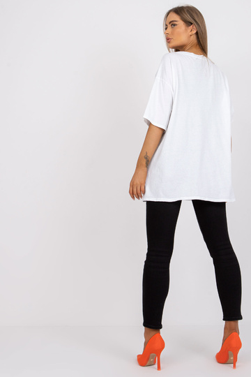 Balts un oranžs kokvilnas...