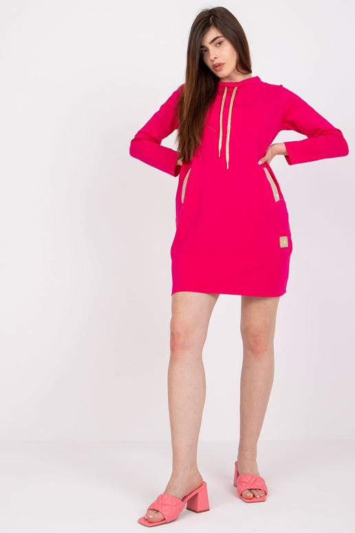 Holly's Fuchsia ikdienas mini kleita