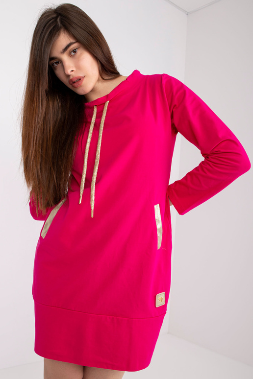 Holly's Fuchsia ikdienas mini kleita