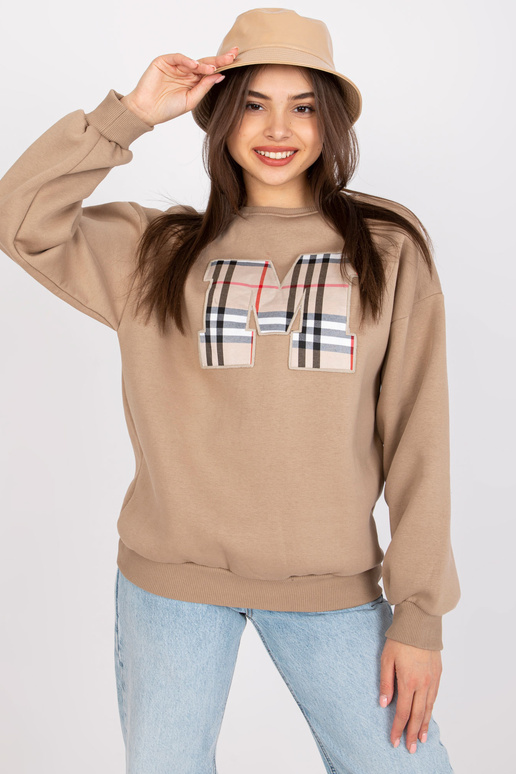 Tumši bēšs džemperis sieviešu...