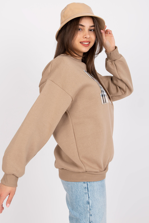 Tumši bēšs džemperis sieviešu...