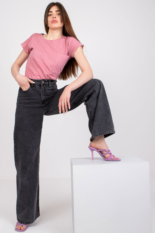 Netīri rozā kokvilnas t-krekls...