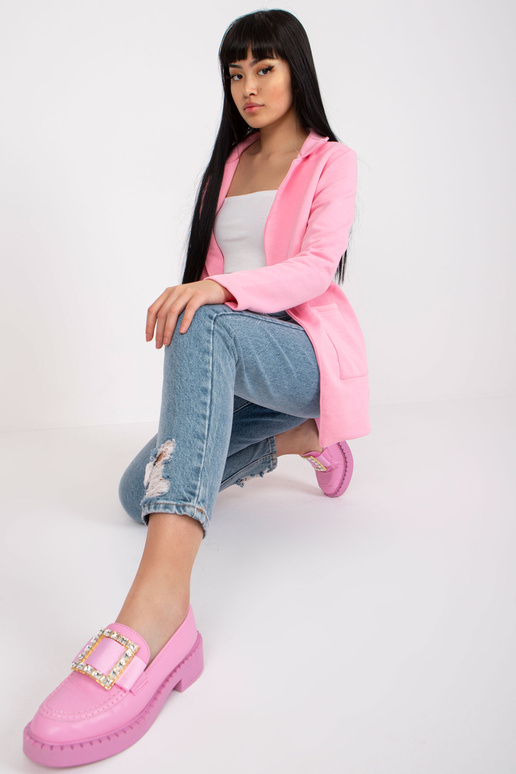 Gaiši rozā sporta krekla jaka ar... Gaiši rozā sporta krekla jaka ar...