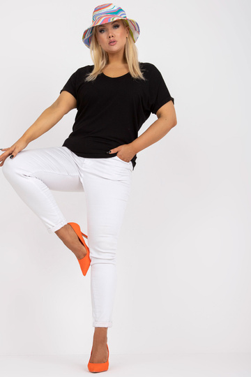 Melna plus izmēra blūze ar... 2