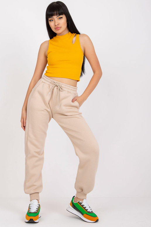 Bēšas pamata slaidas treniņbikses Julia