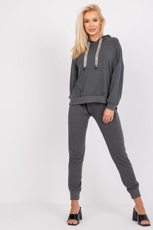 Tumši pelēka melanža kokvilnas...